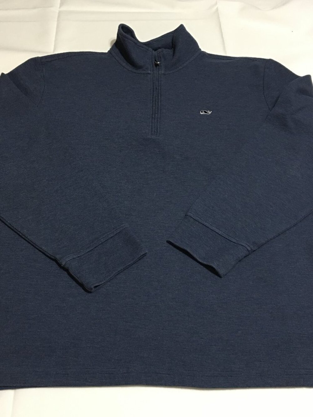 Vineyard Vines Men's 1/4 Zip Pullover Sweater Size XL Navy Blue Sweatshirt